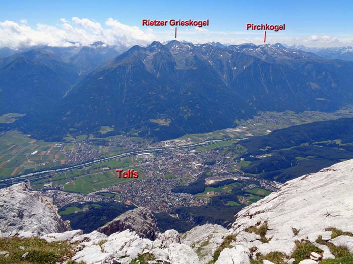 die Sellrainer Berge von Norden (Hohe Munde)