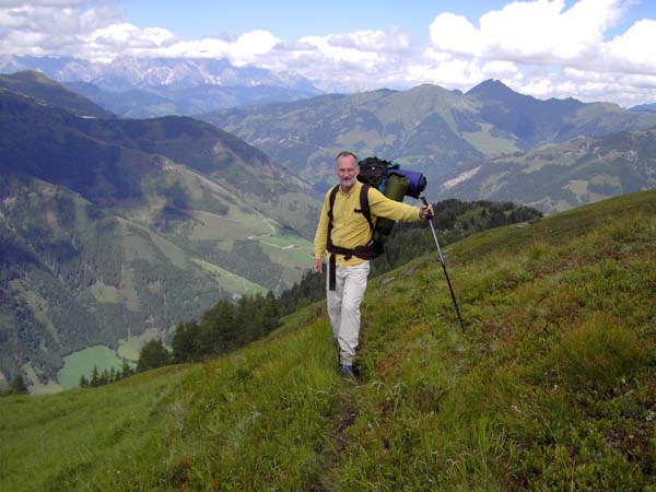 Rückblick vom Schodenkopf aufs Rauriser Tal