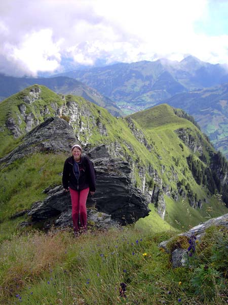 am Leiterkopf NO-Grat; links P. 2185, rechts Schodenkopf