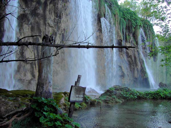 ... an den Fällen zwischen Gradinsko- und Galovacsee (Wanderung 1)