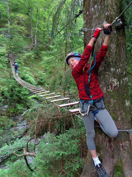 ... die „Seufzerbrücke“ ist geschafft