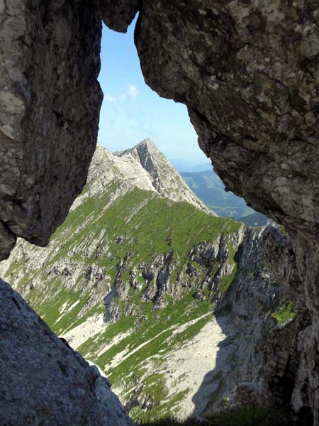 kurz danach das berühmte Pyhrgasfenster, ...