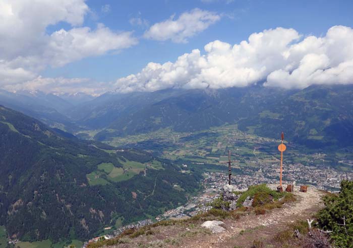 am Gipfel des Kreidenfeuer - ein hochkarätiger Jausenplatz mit Blick bis in die Venedigergruppe