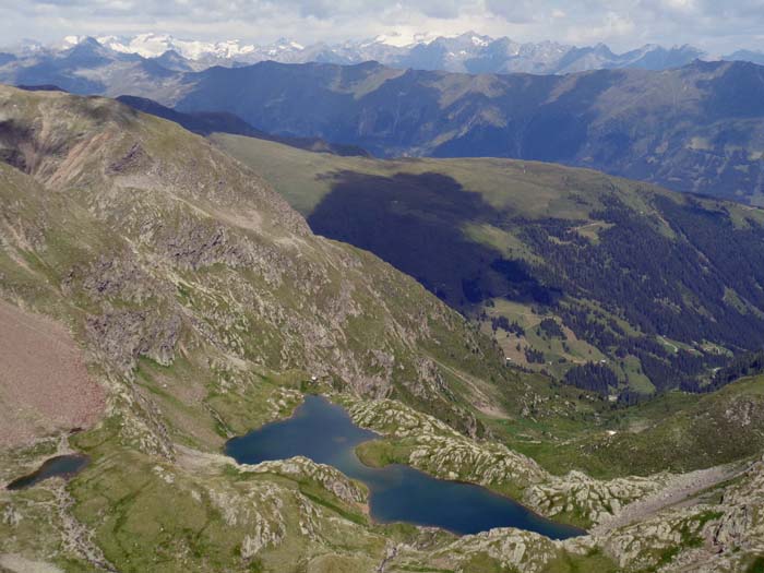 auf der anderen Gratseite wieder unser Geigensee