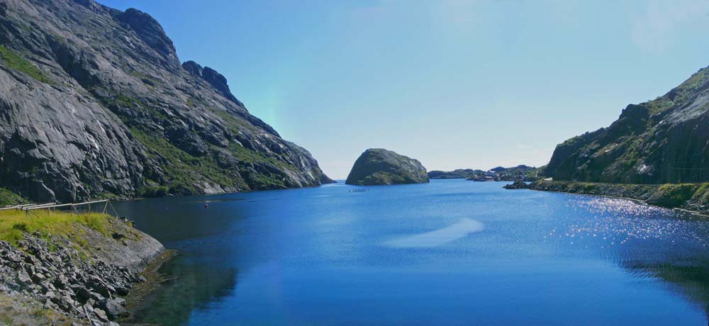 der bezaubernde Nusfjord auf der Insel Flakstadøya