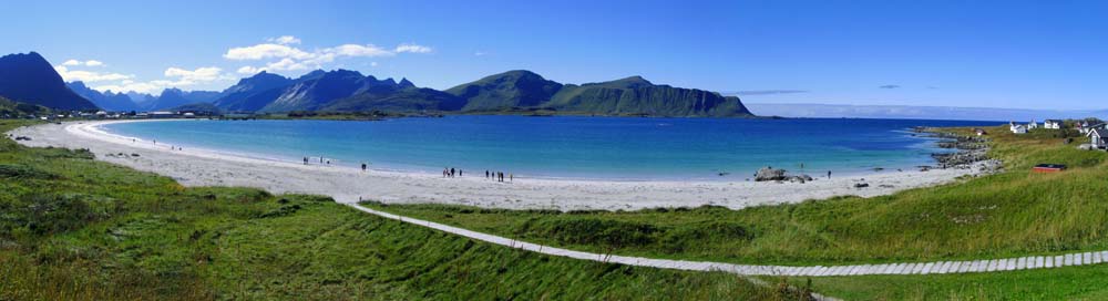 gleich ums Eck die Südsee - der Strand von Ramberg