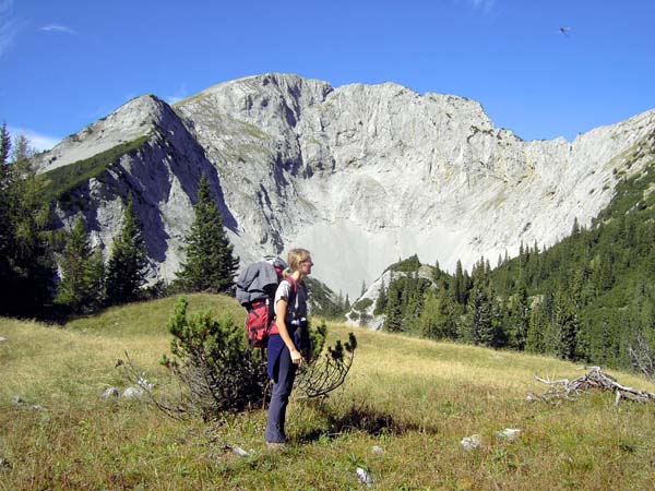 Riegerinboden mit Eiskar und Gipfel, rechts der Grat vom Gr. Schober