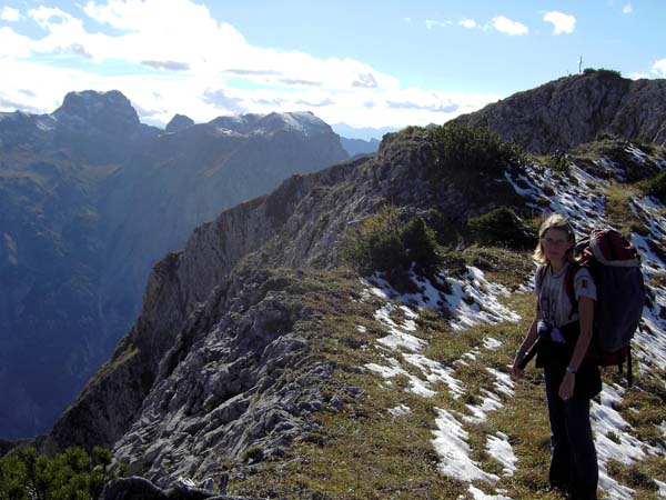 Riegerin gegen SW (Ebenstein und Langeiblschlucht)