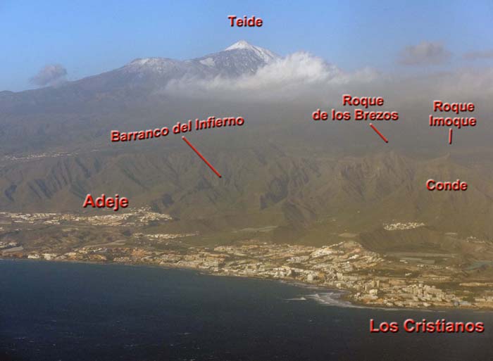 das stille, eindrucksvolle Wanderrevier über den Touristenhochburgen im Südwesten von Teneriffa