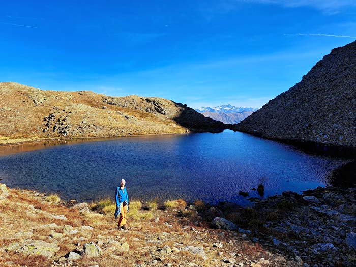 schöner Blick vom Karsee unterhalb der Lenke auf den Großglockner