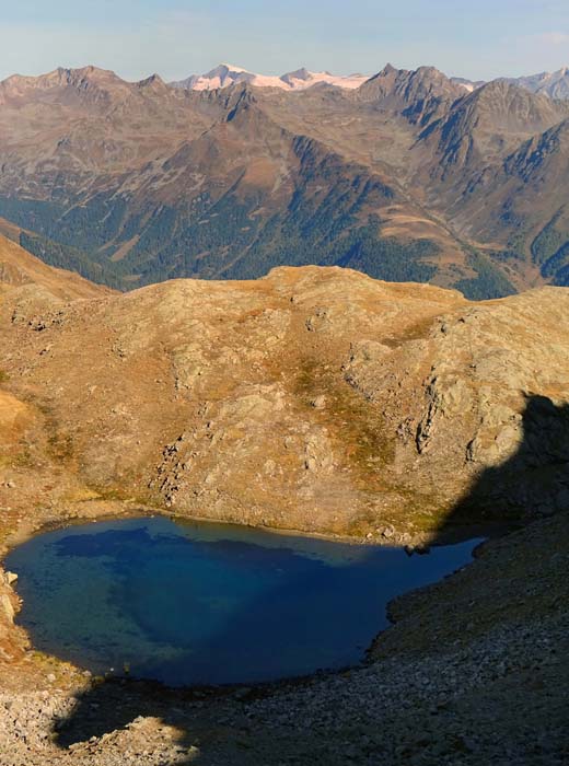 Blick über den See auf den Großvenediger