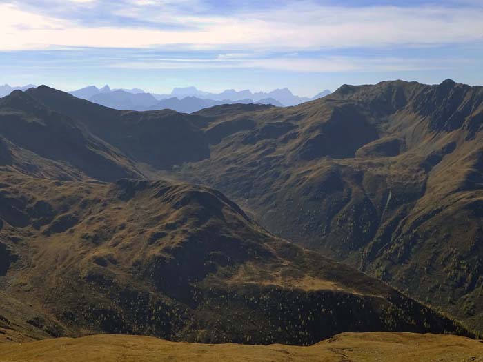 ... die Fortsetzung über der Hinteren Stalle zur Hochkreuzspitze