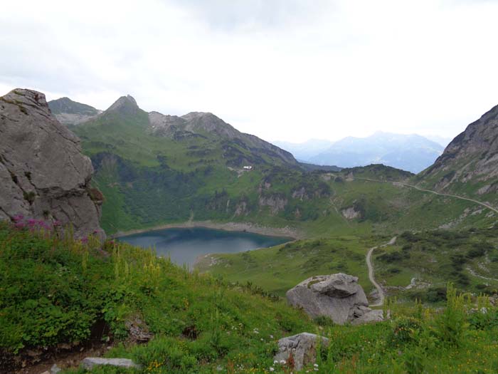 Rückblick zur Freiburger Hütte