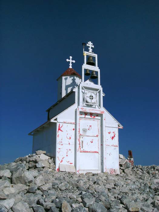 die Kapelle am Gipfel der Rumija