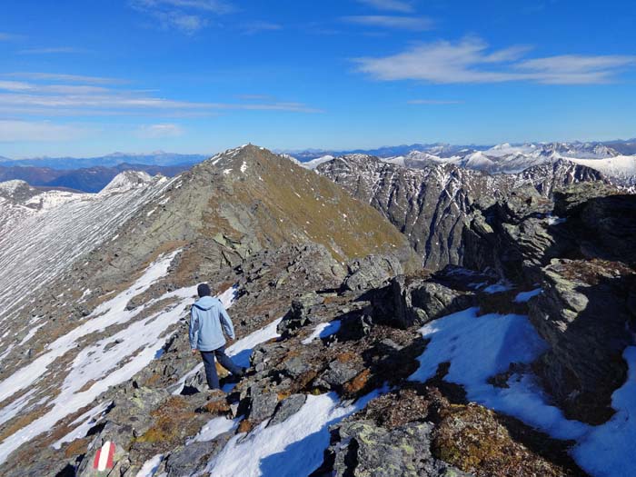 am Übergang zum etwas niedrigeren NO-Gipfel des Rupprechtseck