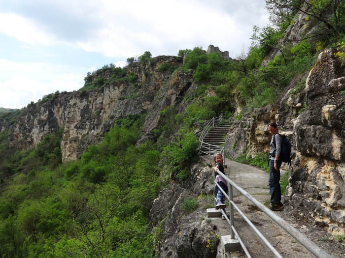 das Plateau westlich des Dorfes