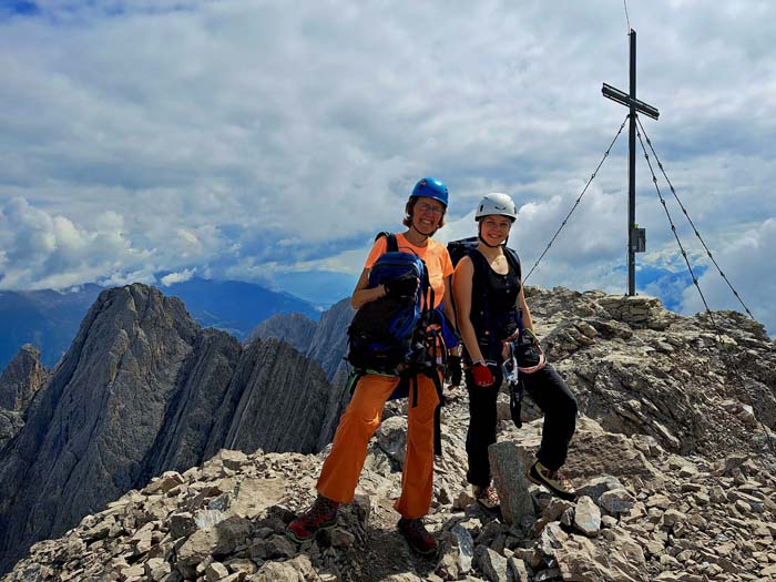 die Mädels am höchsten Punkt der Lienzer Dolomiten