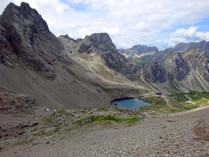 ... in den Laserzkessel zur Karlsbader Hütte