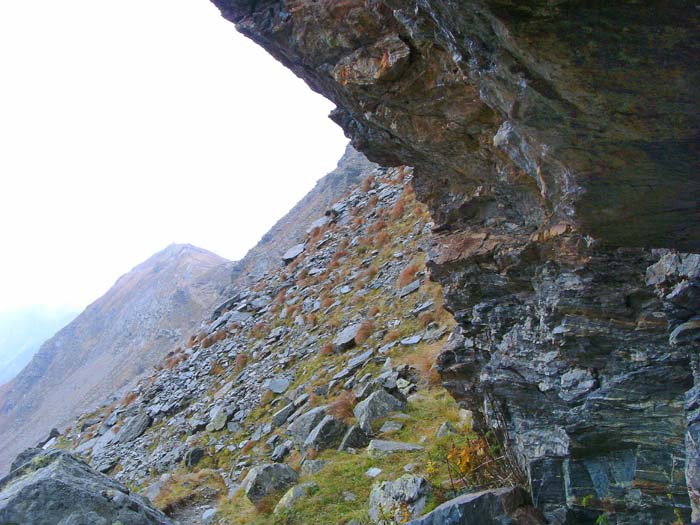 am Weg zum Dachskofel, unterhalb des Gursgentörls