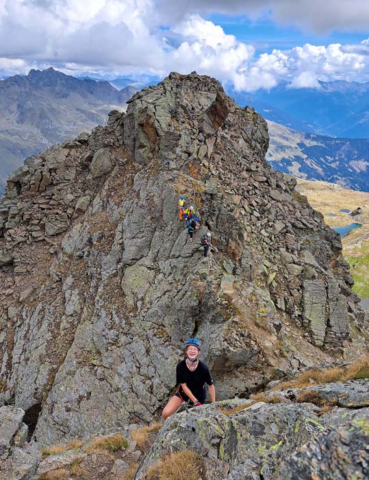 sobald die Mädels ein Stahlseil in Händen halten, scheinen sie unermüdlich