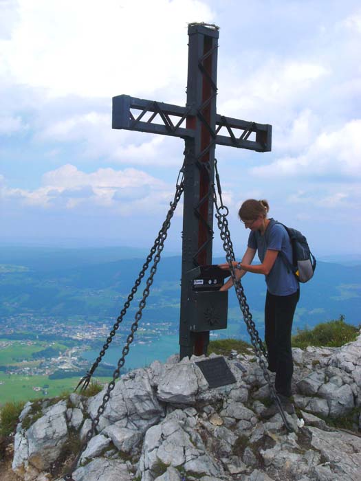 Gipfelblick nach NO auf Mondsee