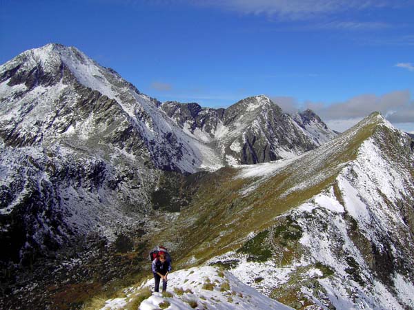 Badstubenspitz gegen NW (Knallstein und Schönwetter)