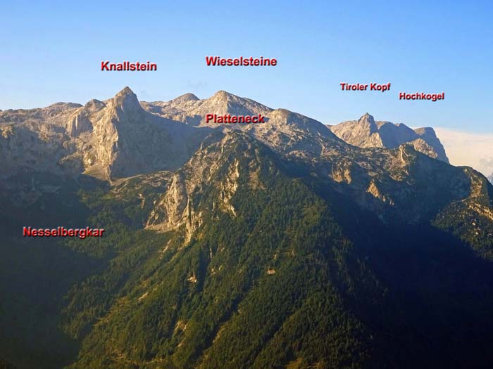 im Süden das Tennengebirge