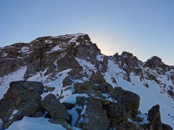 die letzten Meter zum Sensenspitz