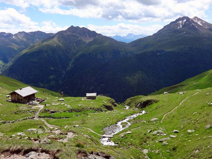 an der Seespitzhütte auf der Frölitzalm ...