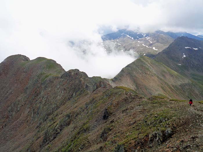 am hübschen Gratkamm zum Kl. Degenhorn