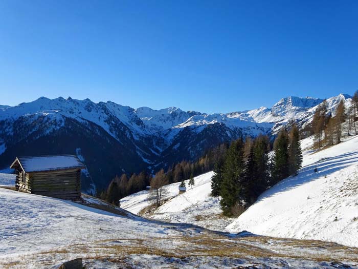 Rückblick zum Karnischen Hauptkamm