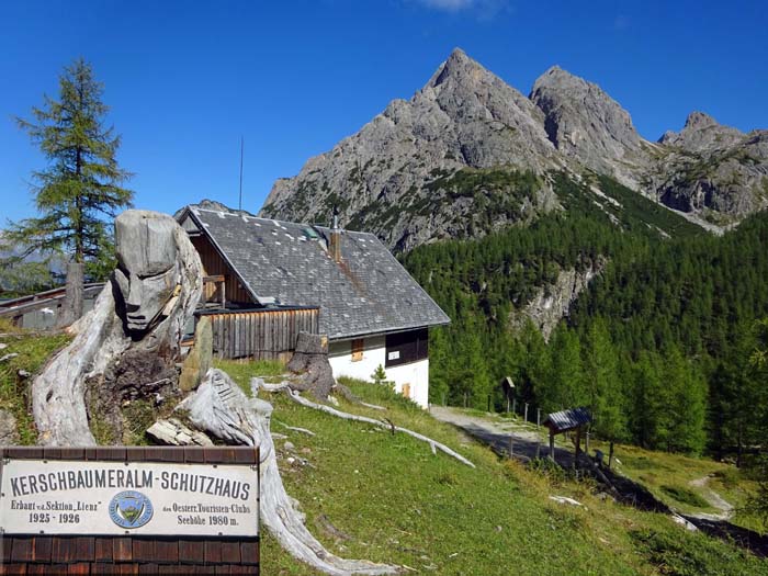 das Kerschbaumeralm-Schutzhaus hat leider seit zwei Tagen geschlossen