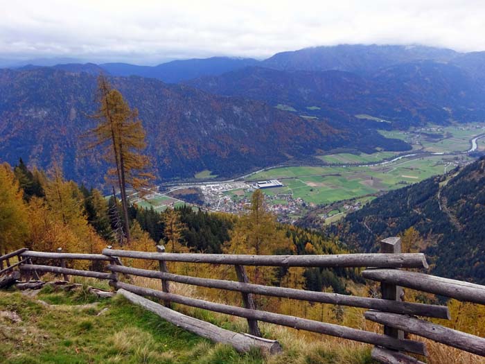 ... zur Mopenterhütte und weiter über den Zagorer nach Steinfeld