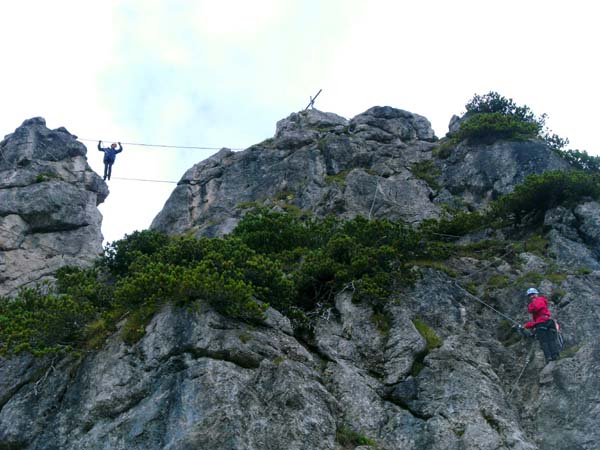 Hedi und Ulli am Hundskopf Klettersteig