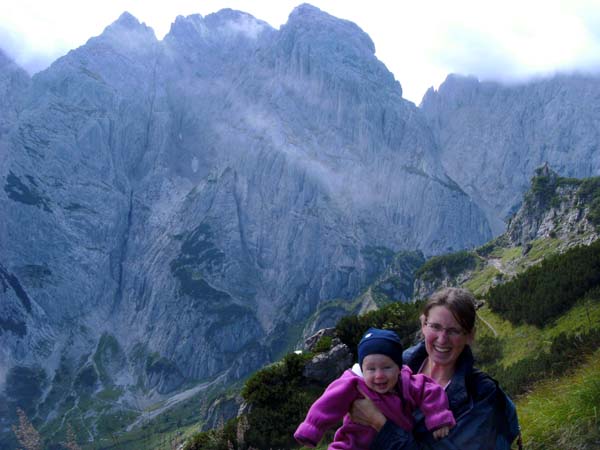 auf dem Rückweg zum Stripsenjoch