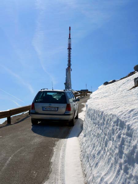 die letzten Meter zum Gipfel