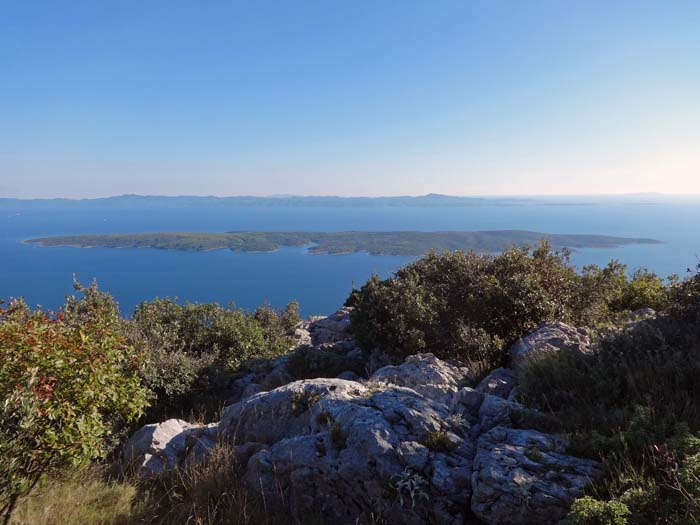 im S schließlich die Inseln Šćedro und Korčula