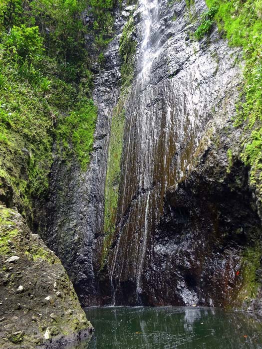 die Gumpe wird von den Dorfbewohnern gern als Badeplatz genutzt