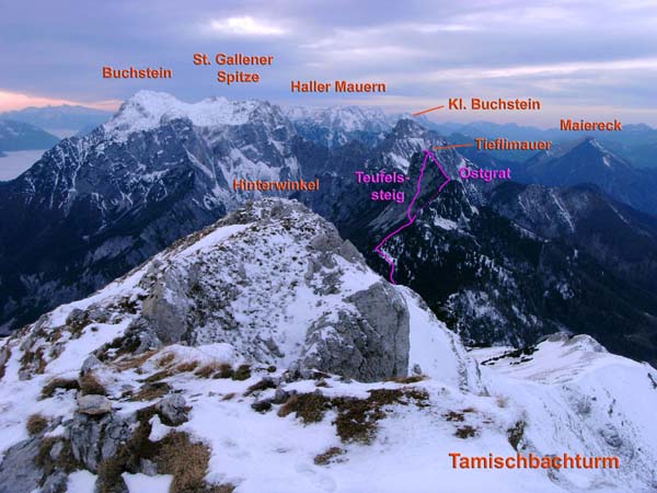 Rückblick zur Tieflimauer