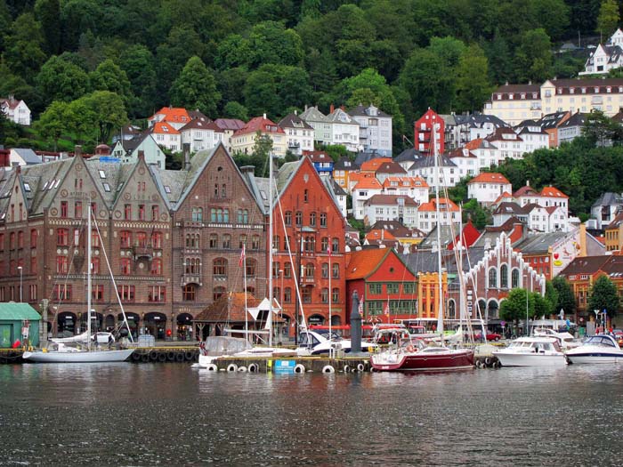 ... oder im einstigen Hanseviertel Brygge, heute UNESCO-Welterbe