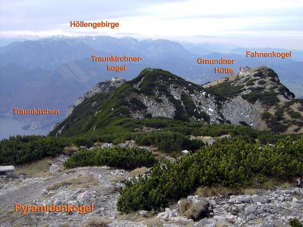 über das Traunsteinplateau nach S