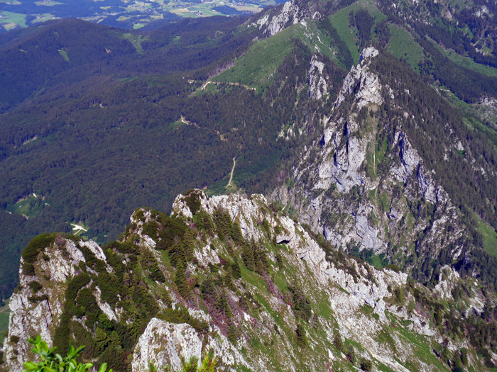 Gipfelblick auf den Ostgrat