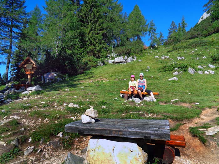 vom Wernerbankerl am östl. Ende der Tauplitzalm ...