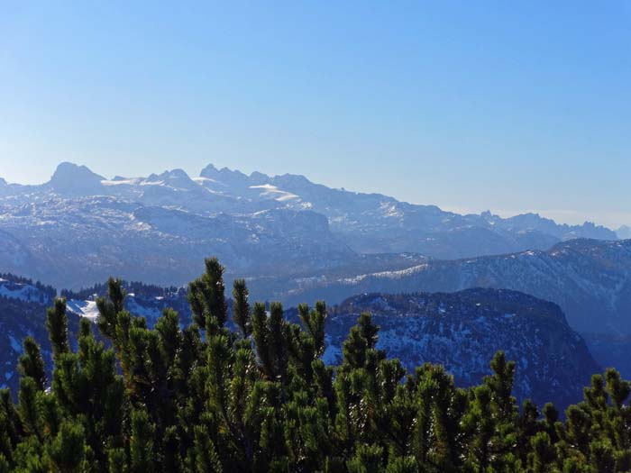 im SW schließlich Dachstein und Gosaukamm