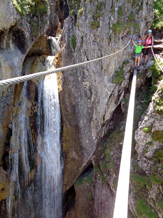 ... und das Ende des Klettersteigs ist erreicht