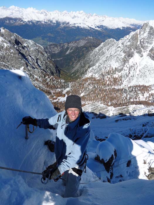 Ulli freut sich über den „Winterdienst“