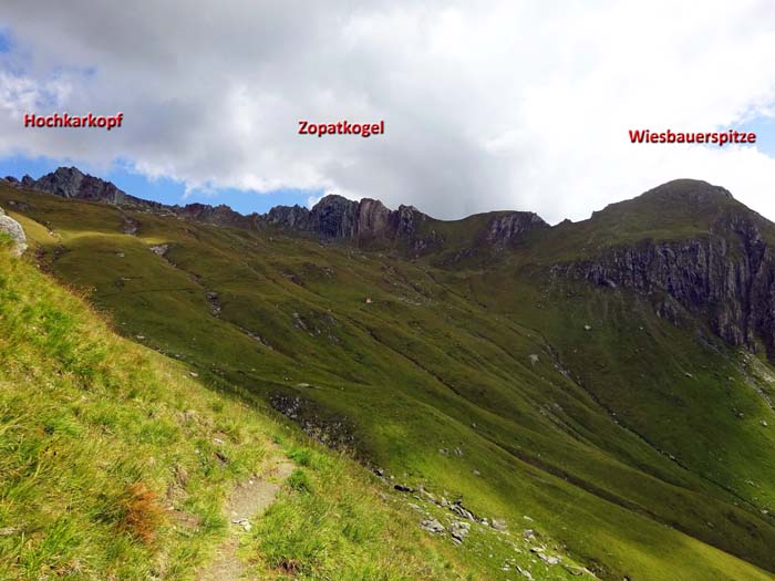 die Wiesbauerspitze liegt praktisch über den Dächern von Ströden - mit dem Umweg durchs Umbaltal ... die Wiesbauerspitze liegt praktisch über den Dächern von Ströden - mit dem Umweg durchs Umbaltal ...