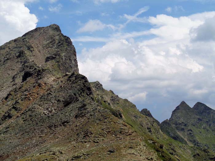 Rückblick aus der Westl. Bocksteinscharte