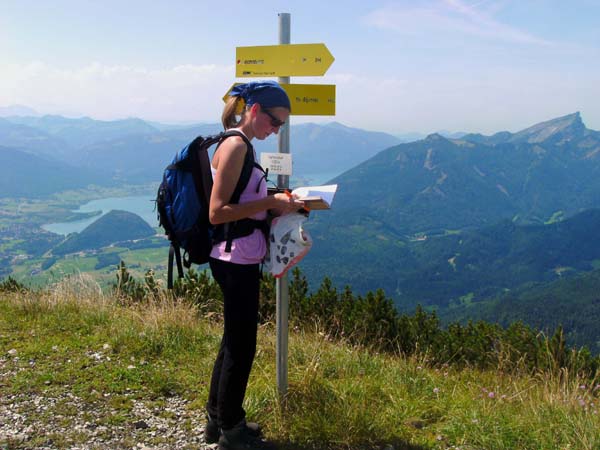 Blick vom Gartenzinken gegen W, ganz rechts der Schafberg