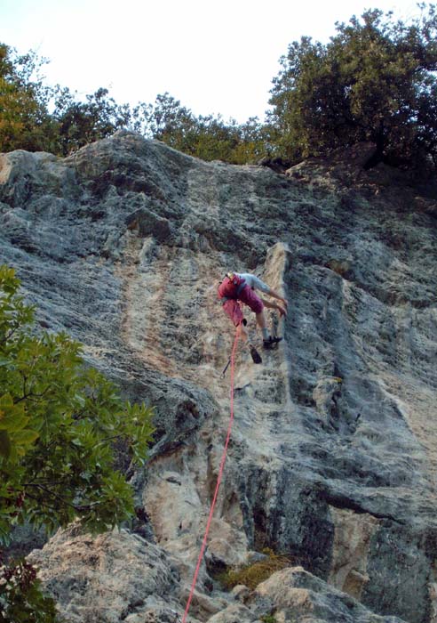 noch einmal Jolly Jumper - an der Sintersäule der 2. SL, 6b+